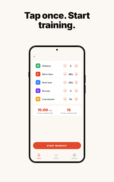 HIIT Timer screenshot 1